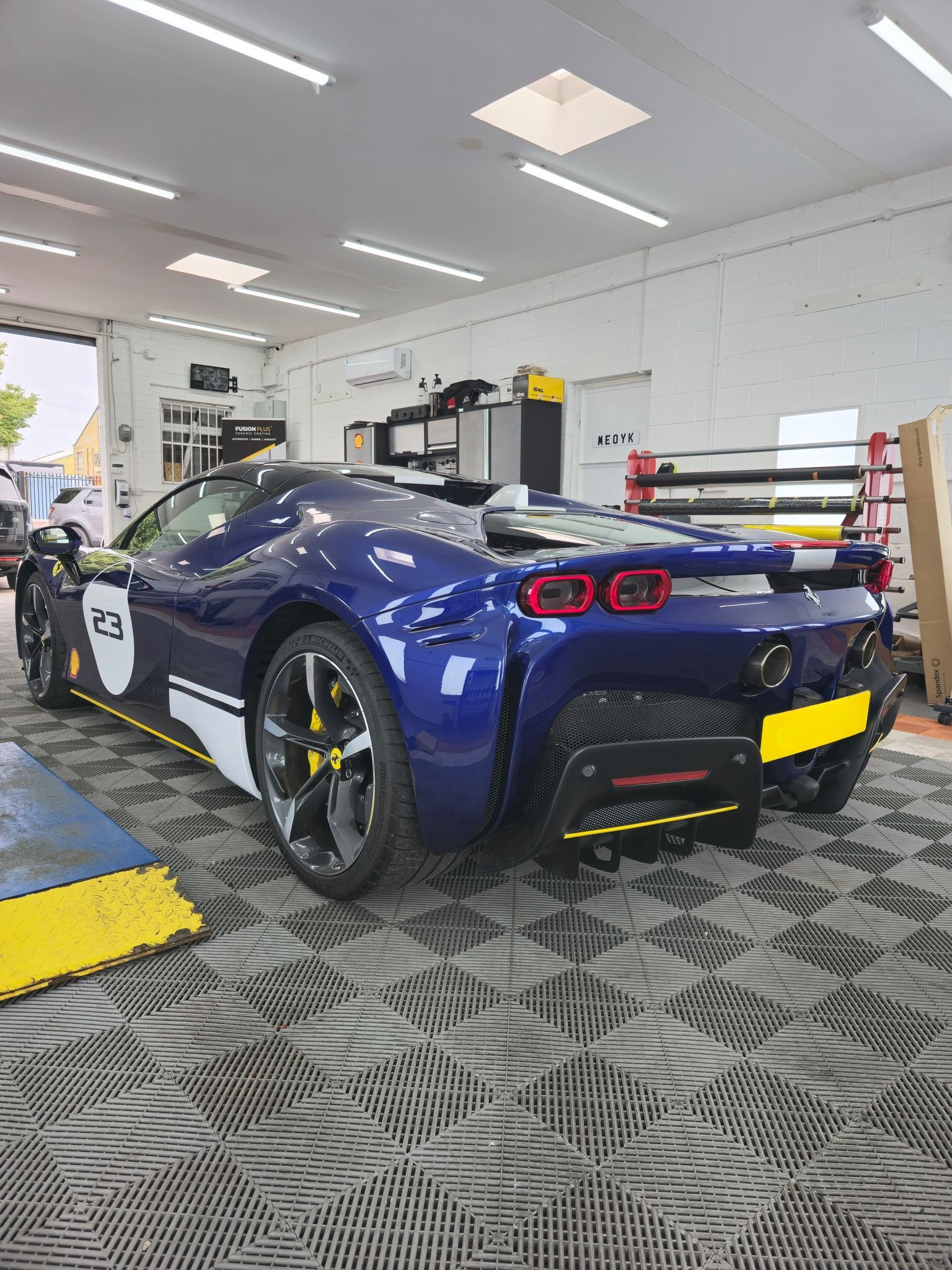 Ferrari SF90 side profile